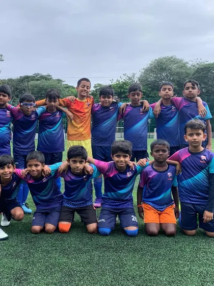 Our U11 team after a hard-fought draw against BFC in their JSW League debut.