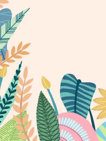 A close-up of the bottom-left corner of the sunflower invitation, identical to ID 14. This view emphasizes the layered composition of the digital artwork.
