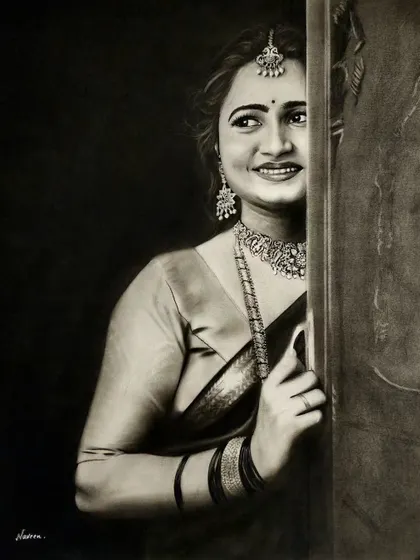 Another view of the final portrait.