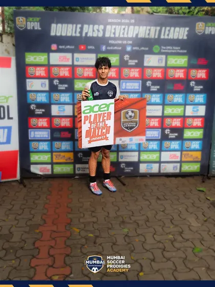 The Player of the Match from our dramatic U17 win.