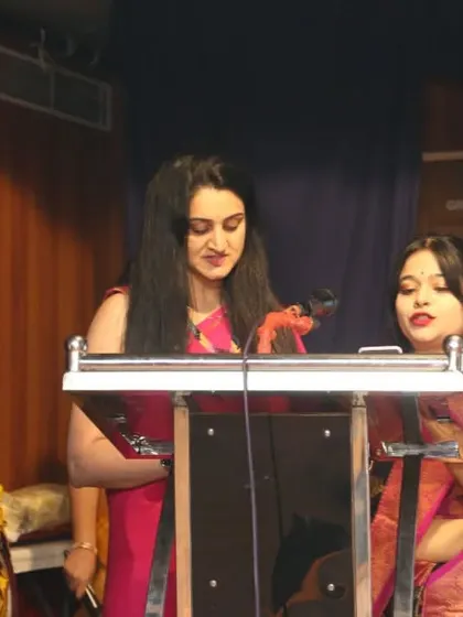 Our talented hosts, Seema Karanth and Jyothi Praveen, did a wonderful job guiding our 12th-anniversary celebration. Their energy and grace made the event special for everyone involved.
