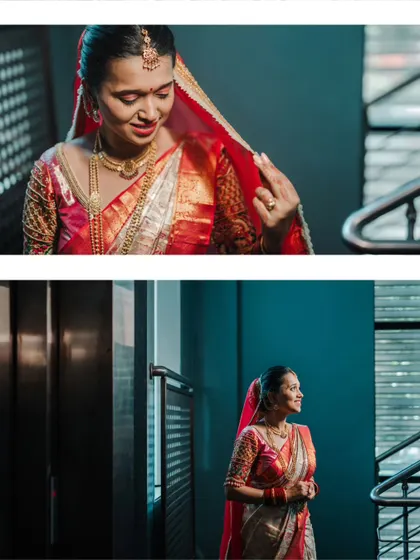 A duplicate of image 249, showcasing artistic bridal portraits.