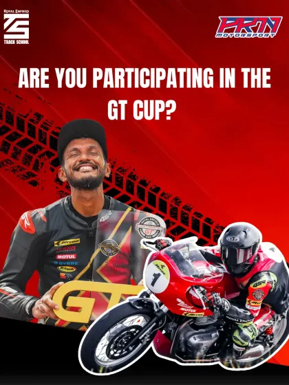 Are you participating in the Royal Enfield GT Cup? I offer personalized training sessions at GP1 Performance Zone in Bangalore to help you prepare. Get comfortable on the same GT-650 you'll ride in the selections and build your confidence.