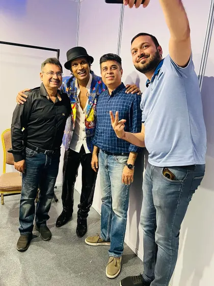 A final selfie to capture the moment. Building these connections is just as important as the performance itself.