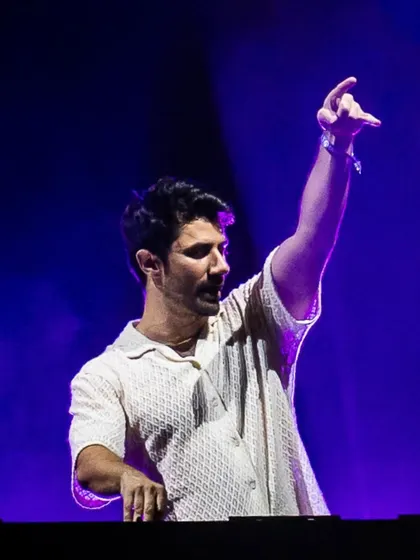 KSHMR, another huge name in EDM, commanding the stage at Road to Ultra.