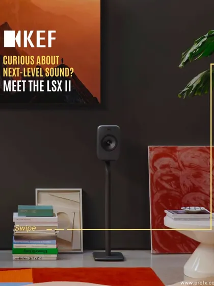 Curious about next-level sound? Meet the KEF LSX II. This system delivers excellence in sound with unmatched clarity, depth, and precision, inviting you to experience audio like never before.