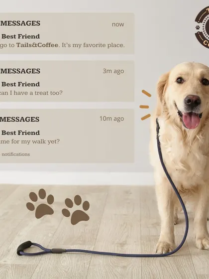If your pet could text, they'd be asking to come to Tails & Coffee. We are proud to be the favorite place for so many furry best friends.