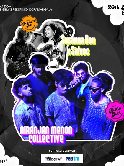 Another poster for the Fandom gig, showing the full lineup for the night. I love sharing the stage with other talented artists.