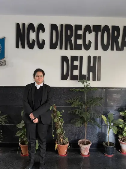 Another photo at the NCC Directorate, reflecting on my roots.