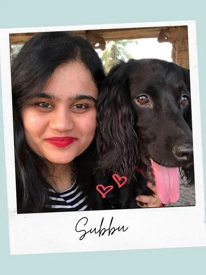 A happy selfie with our sweet Subbu. Being a pet parent is the best job in the world, and it has taught us so much about what dogs need to be happy and healthy.