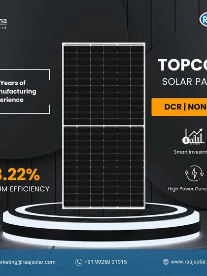 Our TOPCon solar panels are a smart investment, offering maximum efficiency of 23.22% and high power generation. With over 13 years of manufacturing experience, we deliver a product you can trust.