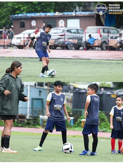 Our coaches are hands-on, guiding players through drills to build a strong foundation in ball control and positioning.