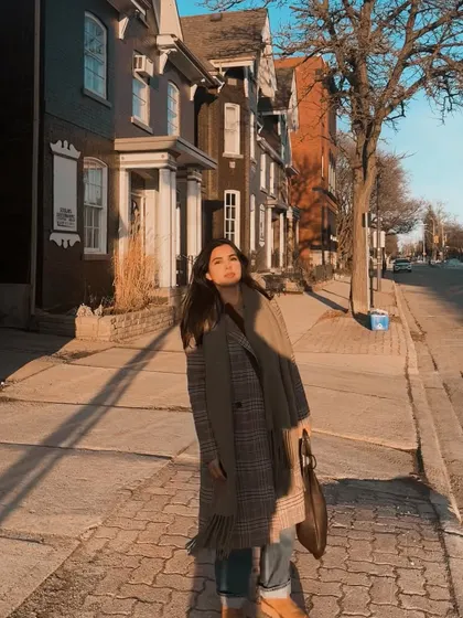 Capturing the golden hour light on a quiet, historic street in Stratford.