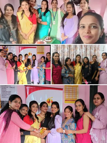 More moments from our workshop and certificate ceremony with the Yuva Parivartan NGO. I hope all these women feel proud and empowered by their new skills.