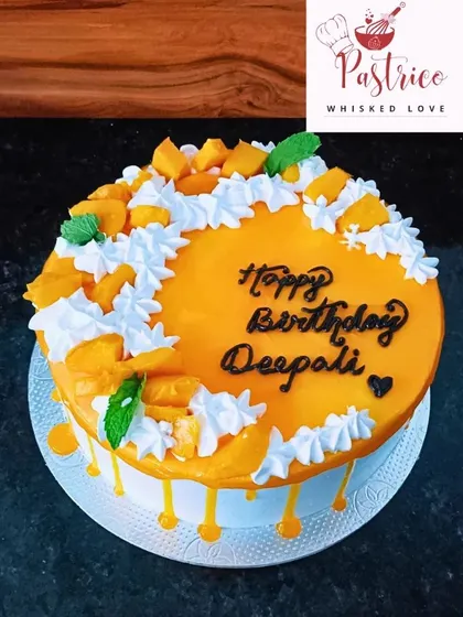My fresh mango cake is a seasonal bestseller, made with the finest mangoes and available on preorder.