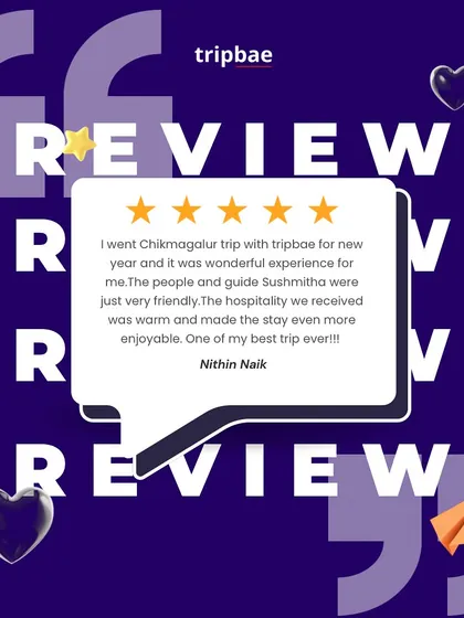 This review highlights a wonderful New Year trip to Chikmagalur, with special thanks to the friendly guide and warm hospitality.