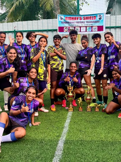 A special victory for a special cause. Our team after winning the Ridhays Shield fundraising tournament, playing for more than just a trophy.