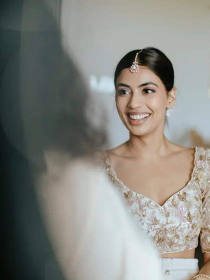 The first look in the mirror. That happy, confident smile is the best reward for me.