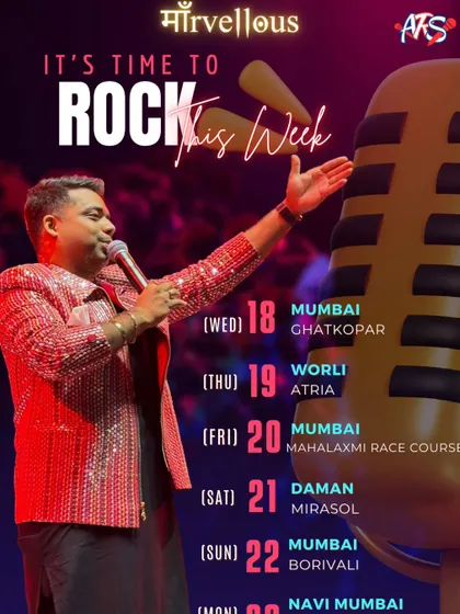 This week is going to be fire! A look at my back-to-back shows across Mumbai and Daman.