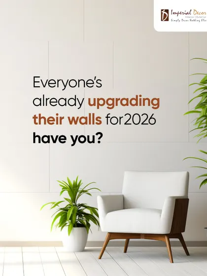 Everyone is already upgrading their walls for 2026. Have you? Don't get left behind. A simple wall treatment can completely modernize your home and prepare it for the latest design trends.