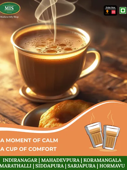 A moment of calm, a cup of comfort. Our tea is brewed to be warm, comforting, and made with love, just like you'd have at home.