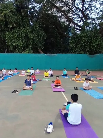 We celebrated International Yoga Day with a special session for our players on the court. We believe in holistic development, and yoga helps our students improve flexibility, balance, and mental peace.