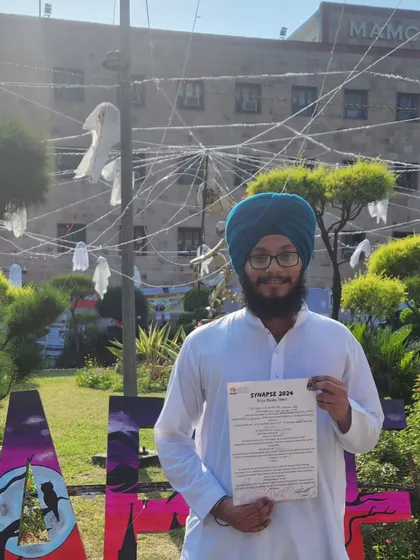 By Waheguru's grace, I was honored to secure the 2nd position in the Octave Solo Instrumental Competition at Maulana Azad Medical College. It is always a privilege to share my music and have it be appreciated.