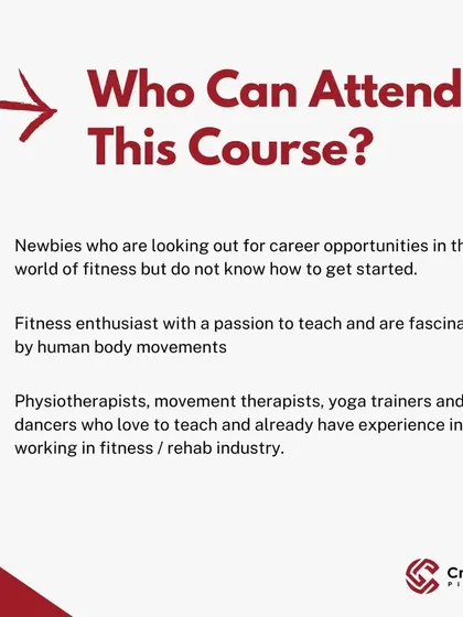 Another graphic showing who the course is for. I welcome anyone with a passion for movement and a desire to learn.