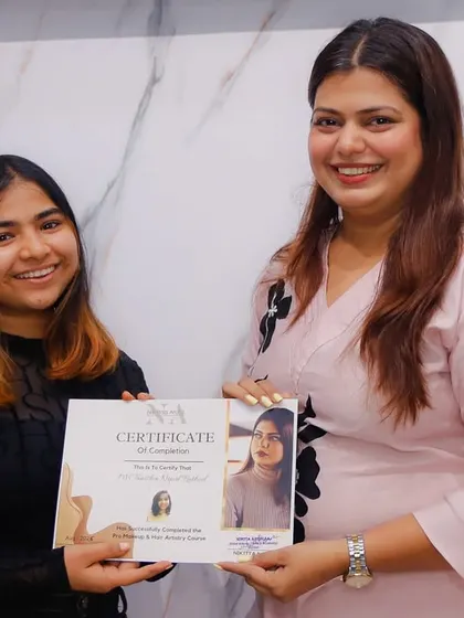 This student is officially a certified makeup artist. I'm so excited to see the amazing work she will do.