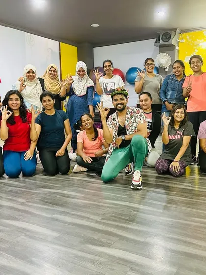 A diverse and energetic group from my class at Reckon Dance and Fitness Studio.