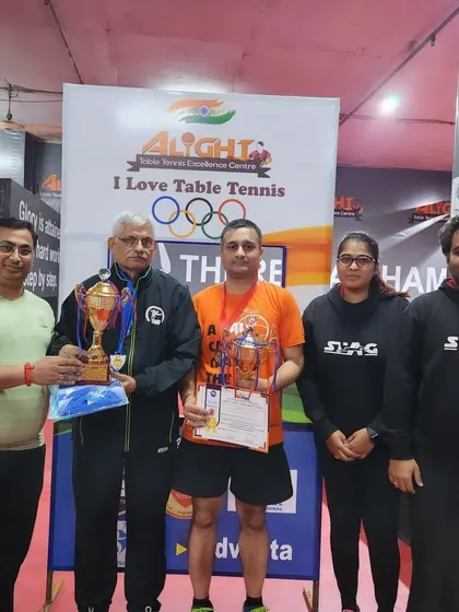 The champions of the Alight Open Corporate & Veterans Tournament. We successfully managed over 120 entries on 12 professional tables.