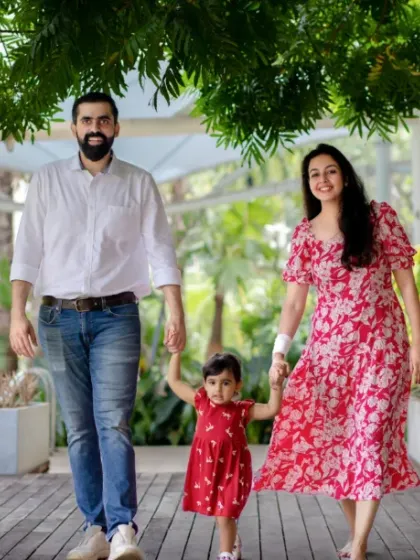 A little bit of crazy, a little bit of loud, and a whole lot of love. A walk in the park makes for a perfect family photo.