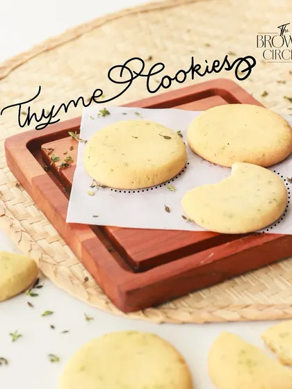 For something a little different, try our Thyme Cookies. These shortbread-style cookies have a subtle, herby fragrance from the fresh thyme, balancing the sweetness beautifully.