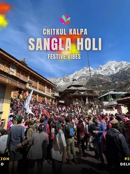 Celebrate Holi with a splash of tradition and color in the mountains. Our Sangla Holi trip offers a unique festive experience in the beautiful Chitkul and Kalpa region.