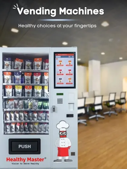 Healthy choices at your fingertips. Our vending machines make it easy to grab a nutritious snack on the go, anytime, anywhere.