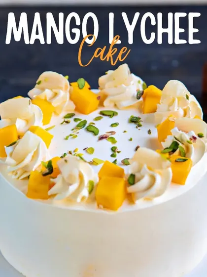 A tropical dream, our Mango Lychee Cake combines two amazing summer fruits. The sweetness of mango is perfectly balanced by the delicate, floral notes of lychee.