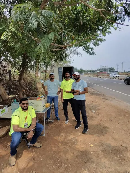 Our club runs on the spirit of volunteering and mutual support. Whether it's a tough ride or a community event, there's always a helping hand and a positive vibe, like our proud volunteers ensuring everyone is fueled up at the breakfast table.