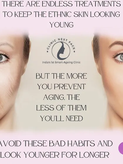 While there are endless treatments to keep skin looking young, preventing aging by avoiding these bad habits means you'll need fewer of them.