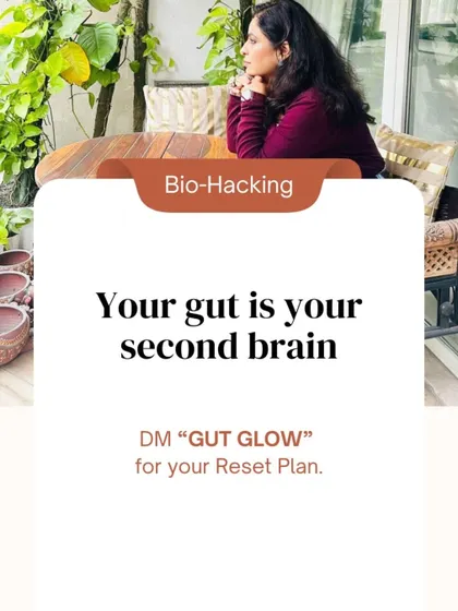Your gut is your second brain. It influences everything from your mood to your skin. To start your Gut Glow Reset Plan and learn how to biohack your digestive health, get in touch with us.