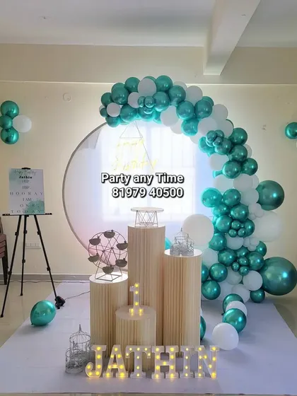 Another angle of the Jathin first birthday party.