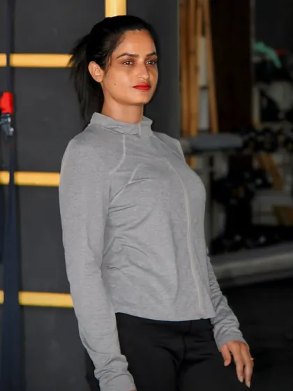 A moment of focus before the next set. Strength comes from overcoming what you thought you couldn't do, and it all starts with the right mindset.