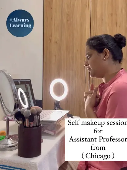 An Assistant Professor from Chicago learning self makeup online. I cater to academics and professionals who want to look polished and put-together.