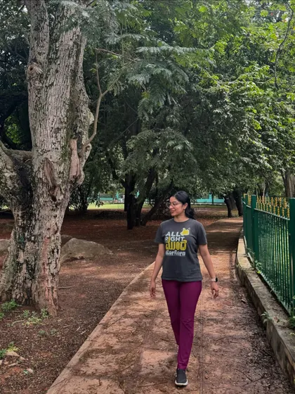 A simple stroll through Cubbon Park after a morning practice. Being in green spaces is so rejuvenating for the mind and soul.