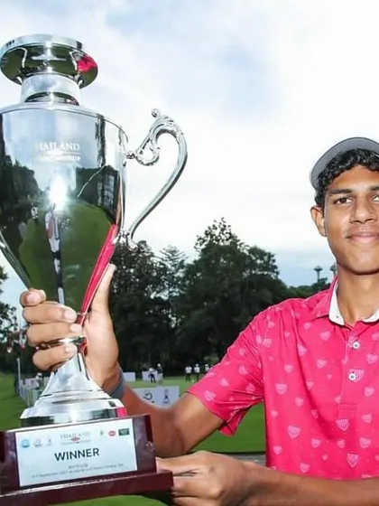 We congratulate our student Kanav Chauhan on his victory at the Thailand Junior Championships. This image captures the pride and success that comes from dedicated training and competing on an international stage.