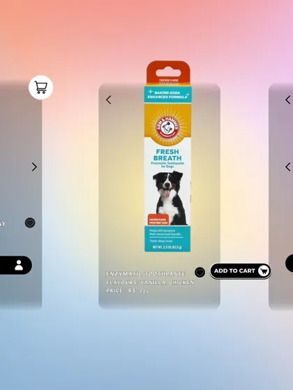 Keep your dog's breath fresh with Arm & Hammer's enzymatic toothpaste. This product uses the power of baking soda to clean teeth, fight tartar, and promote healthy gums.