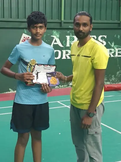 Another shot of Utkarsh with his well-earned medal and certificate. We celebrate every milestone on the journey to greatness.