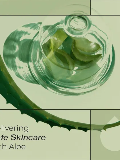 At Aloe & Me, we are committed to delivering safe skincare. We harness the natural, soothing power of the aloe plant as a core ingredient in our problem-based formulations.