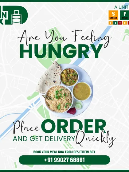 When you're feeling hungry, you can place an order and get it delivered quickly. My service covers a wide delivery radius, ensuring that a hot meal can reach you wherever you are.