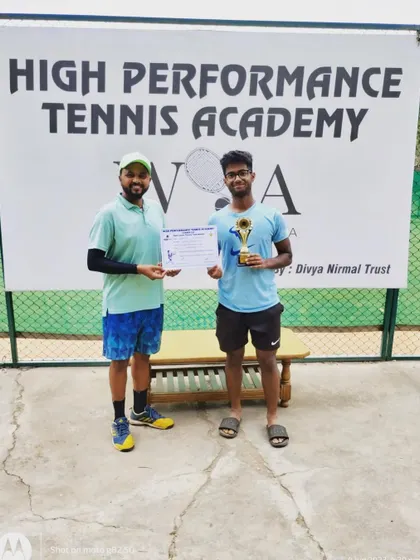 It's always good to have a win by your side. Congratulations to our player on securing this title at the High Performance Tennis Academy tournament.
