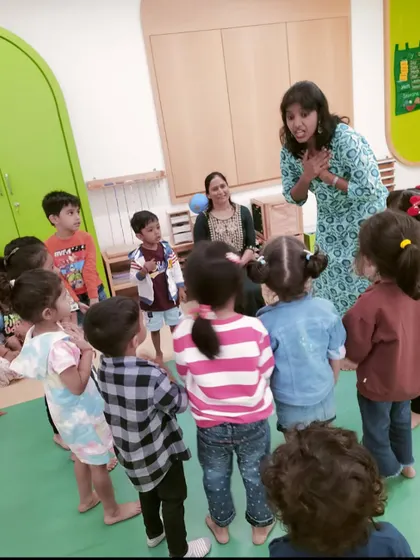 We prepare children for the real world with essential life skills. This gallery shows our Market Day, where kids learn about shopping and transactions, and important workshops on dental hygiene and personal safety, all taught in an engaging, age-appropriate manner.